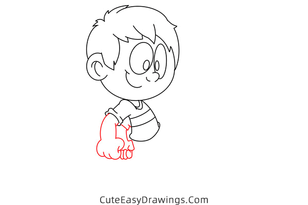 how to draw a boy playing soccer - www.cuteeasydrawings.com