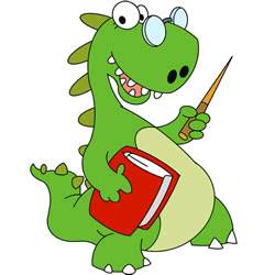How to Draw a Dinosaur Teacher Step by Step