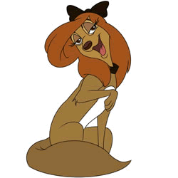 How to Draw Dixie from The Fox and the Hound Step by Step