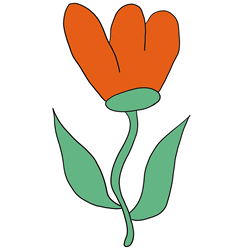 How to Draw a Tulip Easy Step by Step