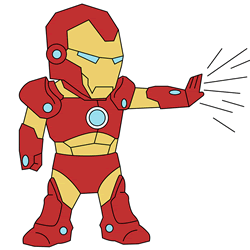 How to Draw Iron Man Full Body Step by Step