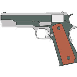 How to Draw a Gun Step by Step