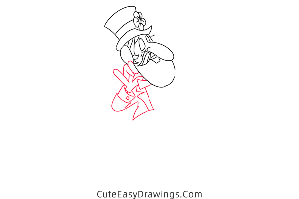 how to draw professor hinkle from frosty the snowman - www.cuteeasydrawings.com