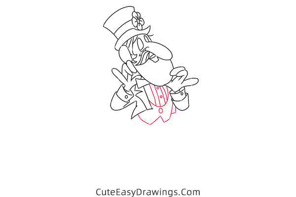 how to draw professor hinkle from frosty the snowman - www.cuteeasydrawings.com