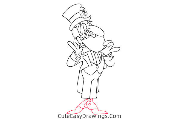 how to draw professor hinkle from frosty the snowman - www.cuteeasydrawings.com