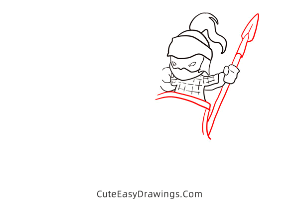 how to draw an ancient chariot - www.cuteeasydrawings.com