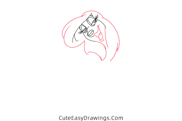 how to draw dixie from the fox and the hound - www.cuteeasydrawings.com