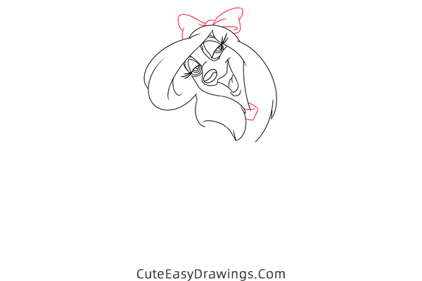 how to draw dixie from the fox and the hound - www.cuteeasydrawings.com