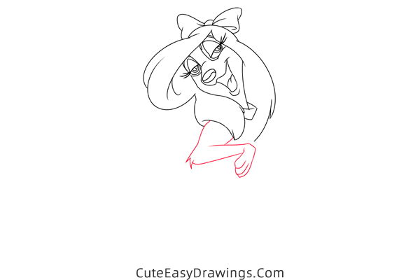 how to draw dixie from the fox and the hound - www.cuteeasydrawings.com