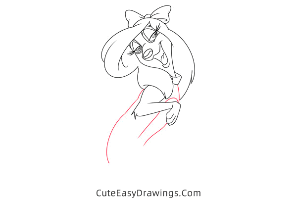 how to draw dixie from the fox and the hound - www.cuteeasydrawings.com