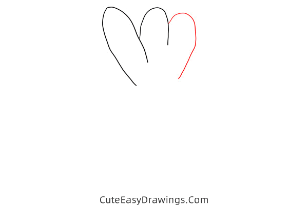 how to draw a tulip easy - www.cuteeasydrawings.com