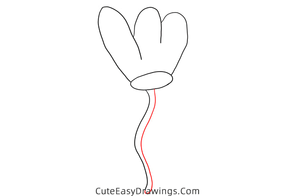how to draw a tulip easy - www.cuteeasydrawings.com
