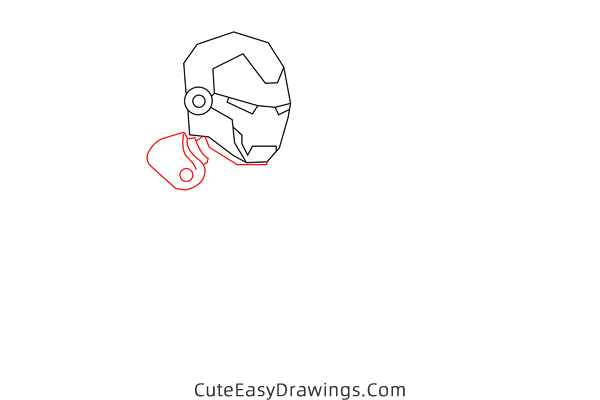 how to draw iron man full body - www.cuteeasydrawings.com