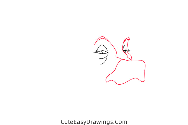 how to draw abigail from the fox and the hound - www.cuteeasydrawings.com