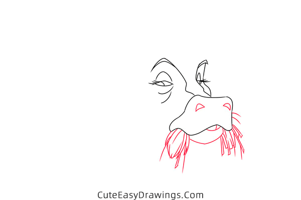 how to draw abigail from the fox and the hound - www.cuteeasydrawings.com