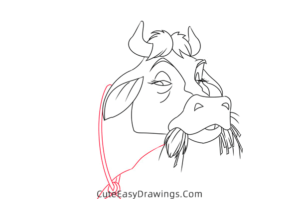 how to draw abigail from the fox and the hound - www.cuteeasydrawings.com