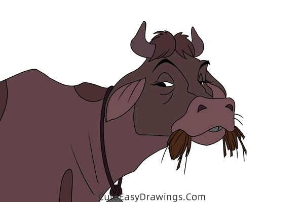 how to draw abigail from the fox and the hound - www.cuteeasydrawings.com