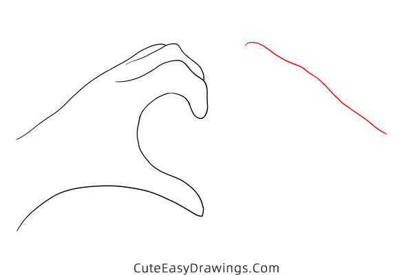 how to draw heart hands - www.cuteeasydrawings.com