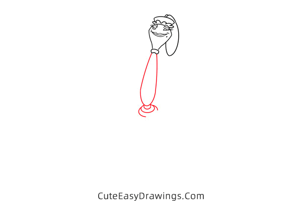 how to draw fifi from beauty and the beast - www.cuteeasydrawings.com