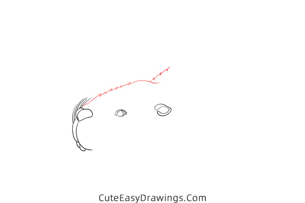 how to draw a beaver in the water - www.cuteeasydrawings.com
