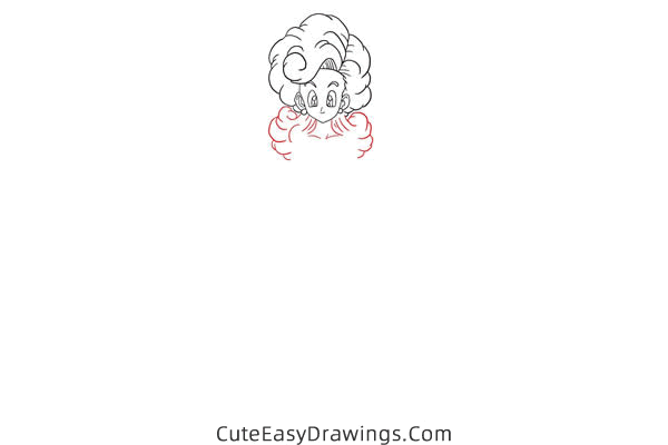how to draw angela from dragon ball - www.cuteeasydrawings.com