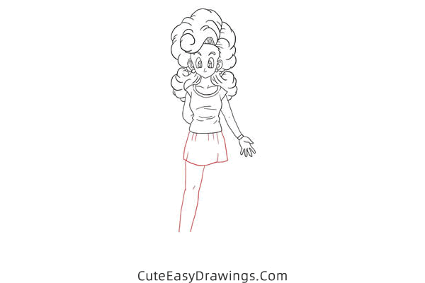 how to draw angela from dragon ball - www.cuteeasydrawings.com