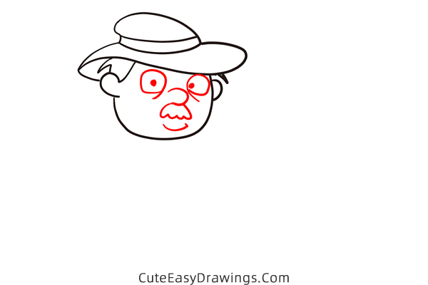 how to draw a detective - www.cuteeasydrawings.com