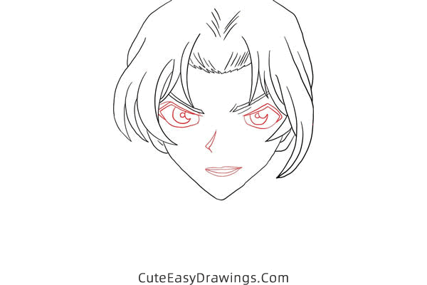 how to draw vermouth from detective conan - www.cuteeasydrawings.com