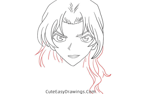 how to draw vermouth from detective conan - www.cuteeasydrawings.com