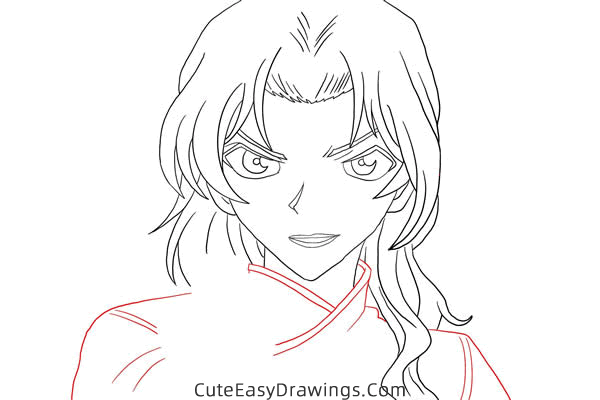 how to draw vermouth from detective conan - www.cuteeasydrawings.com