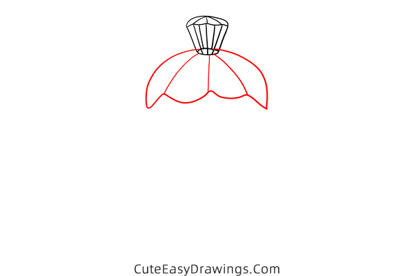 how to draw a paratrooper - www.cuteeasydrawings.com