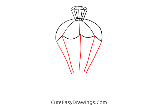 how to draw a paratrooper - www.cuteeasydrawings.com