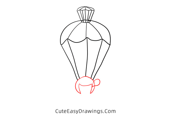 how to draw a paratrooper - www.cuteeasydrawings.com