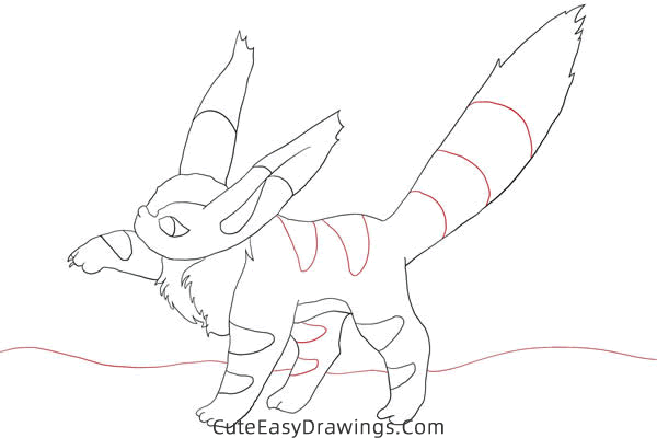 how to draw fox squirrel from castle in the sky - www.cuteeasydrawings.com