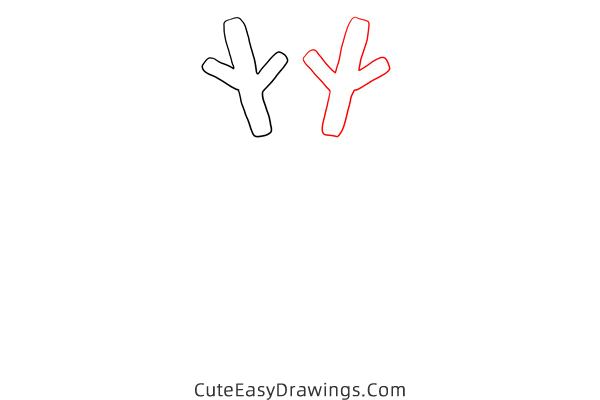 how to draw rudolph face - www.cuteeasydrawings.com
