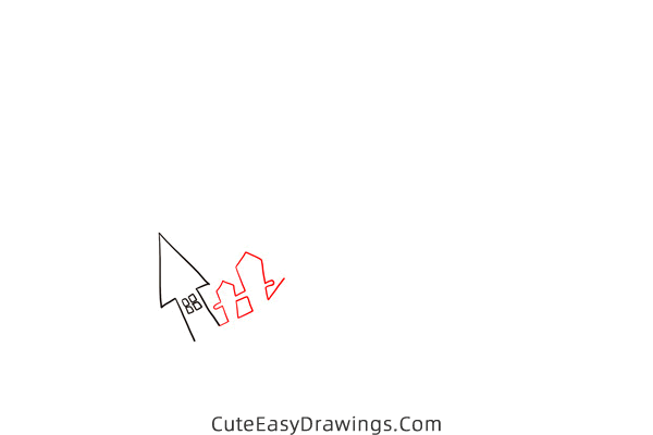 how to draw a haunted castle - www.cuteeasydrawings.com