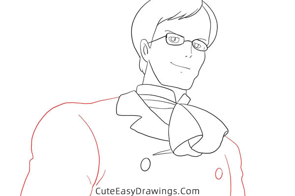 how to draw muska from castle in the sky - www.cuteeasydrawings.com