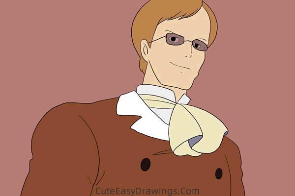 how to draw muska from castle in the sky - www.cuteeasydrawings.com