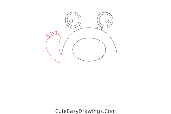 how to draw a cute monster - www.cuteeasydrawings.com