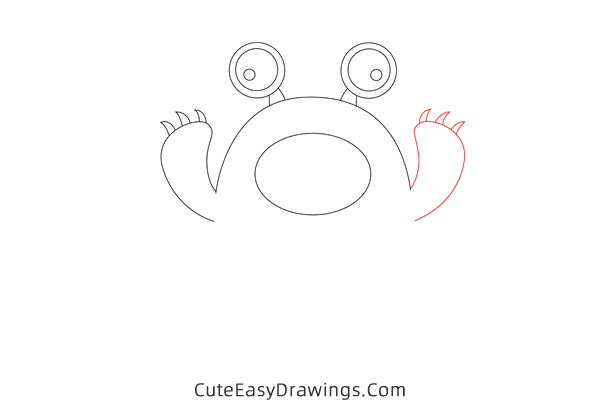how to draw a cute monster - www.cuteeasydrawings.com