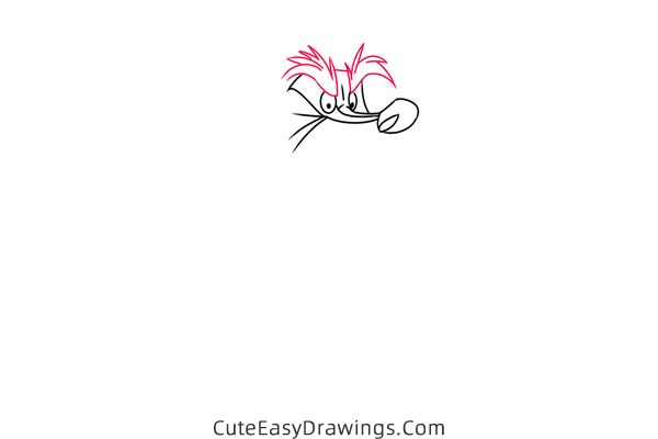 how to draw mr digger from the fox and the hound - www.cuteeasydrawings.com