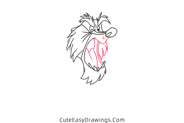 how to draw mr digger from the fox and the hound - www.cuteeasydrawings.com