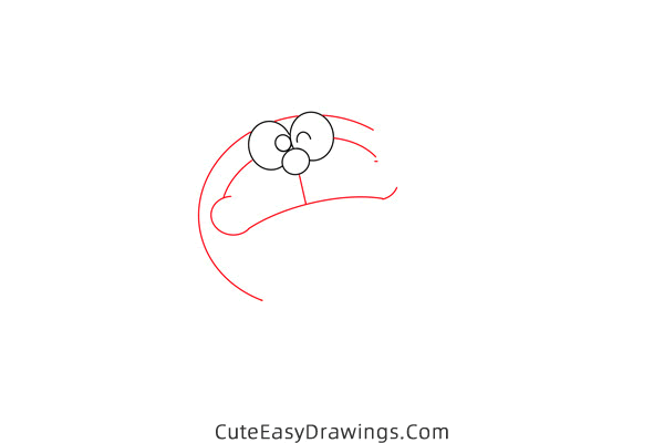 how to draw cartoon doraemon - www.cuteeasydrawings.com