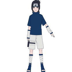 How to Draw Sasuke Uchiha from Naruto Step by Step