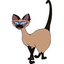 How to Draw Si & Am from Lady and the Tramp Step by Step