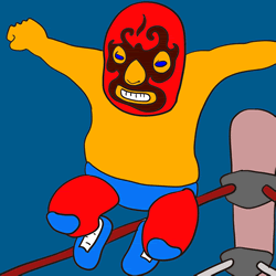 How to Draw a Wrestler Step by Step