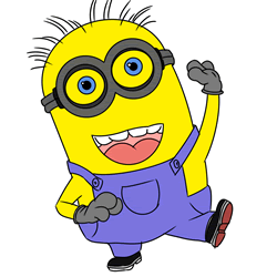 How to Draw Larry the Minion Step by Step