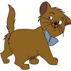 How to Draw Toulouse from The Aristocats Step by Step