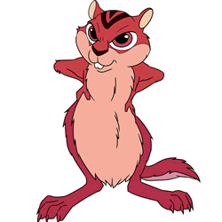 How to Draw the Chipmunk from Brother Bear Step by Step