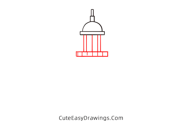 how to draw a lighthouse easy - www.cuteeasydrawings.com